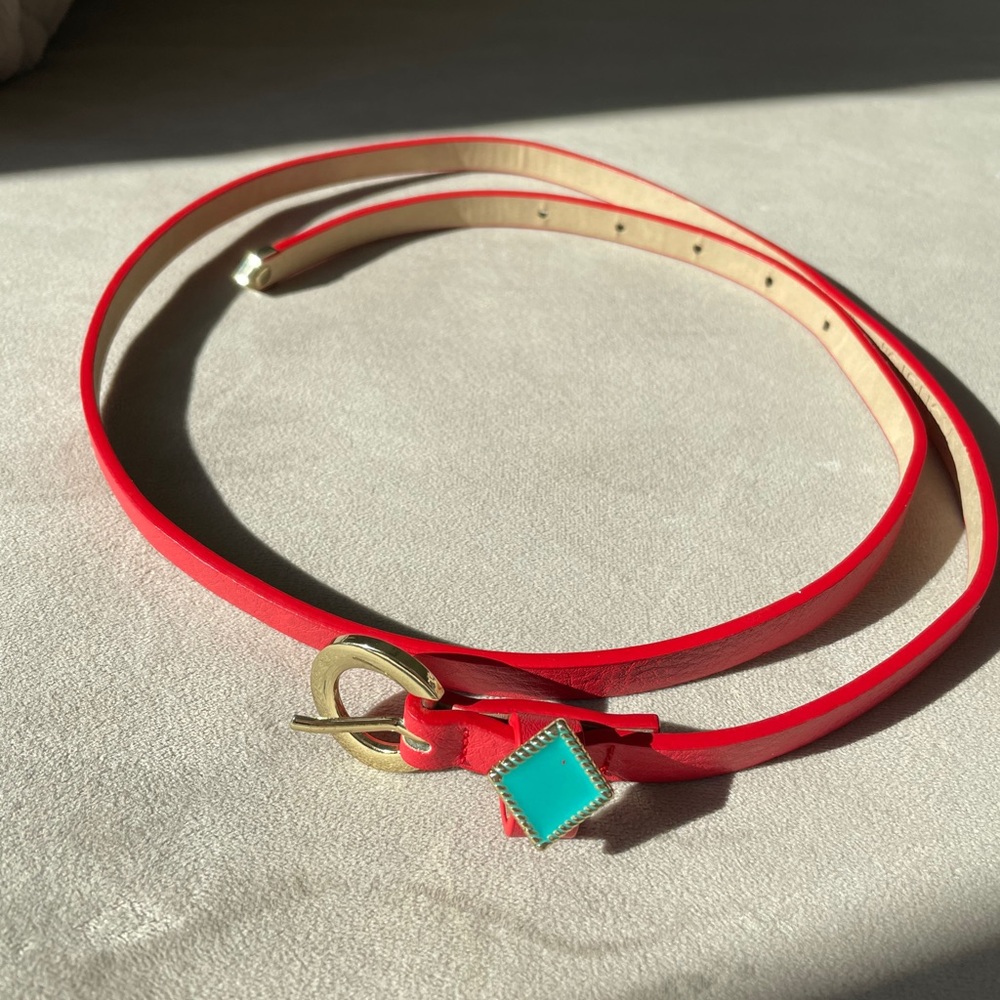 Leather belt